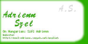 adrienn szel business card